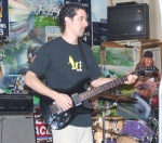 Is that Brian wearing a PJ shirt?  That's a first.